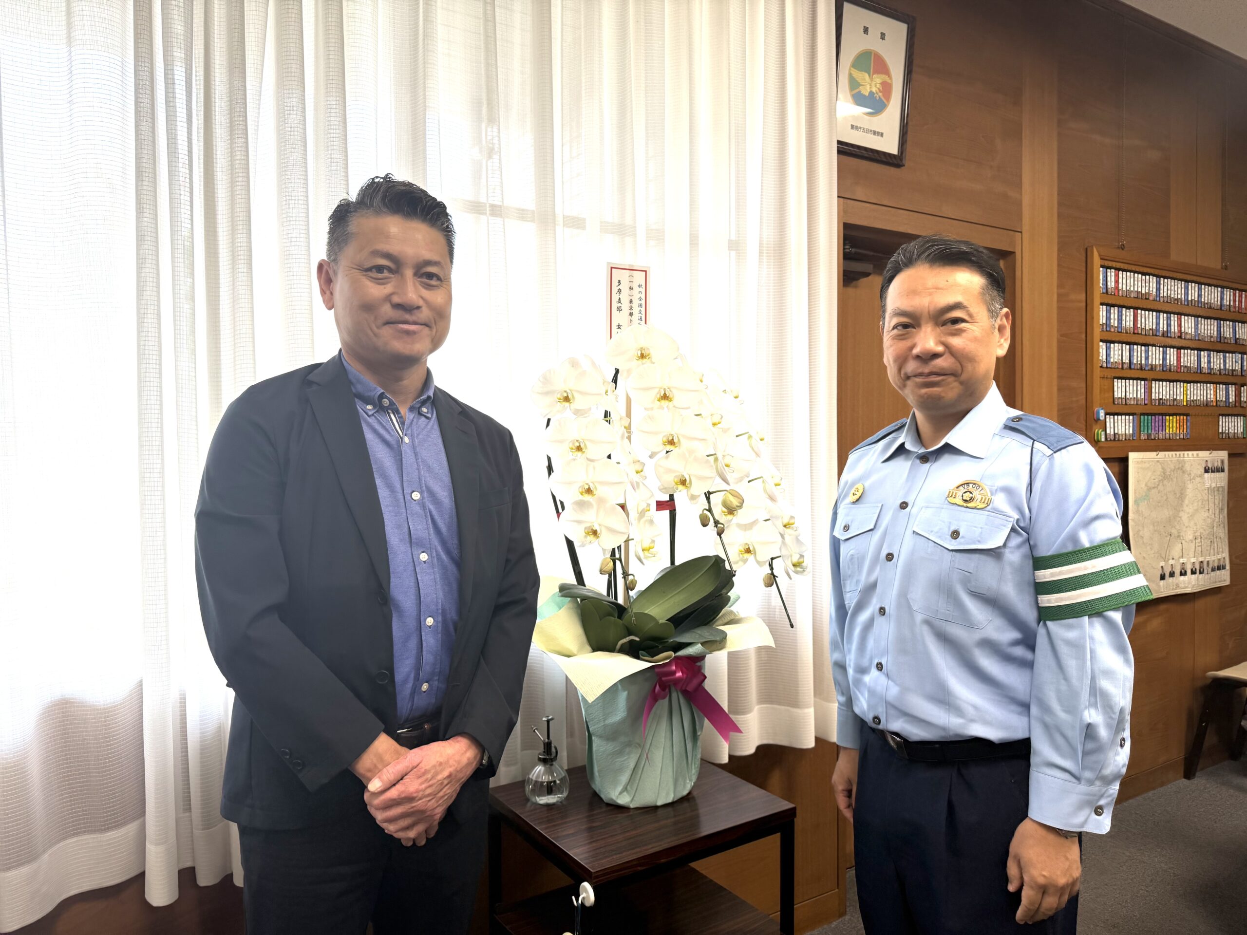 福生・青梅・五日市警察署を表敬訪問しました